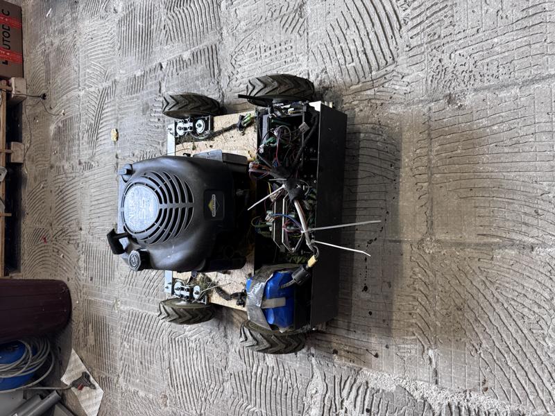 Rasenmäher aus Hoverboard-Teilen
